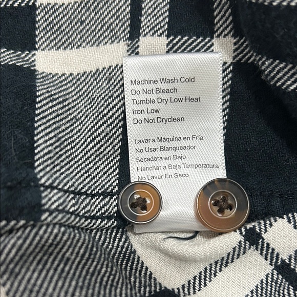 Jachs Black and White Plaid Shirt Jacket - Picture 3 of 4